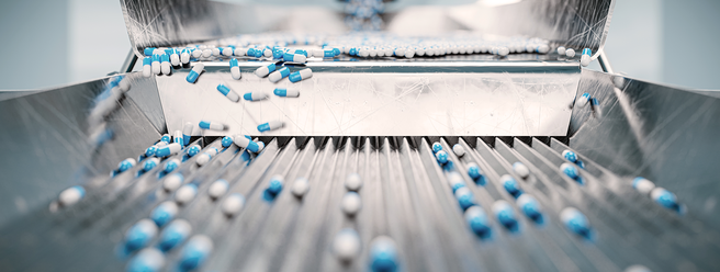 a machine with pills on it
