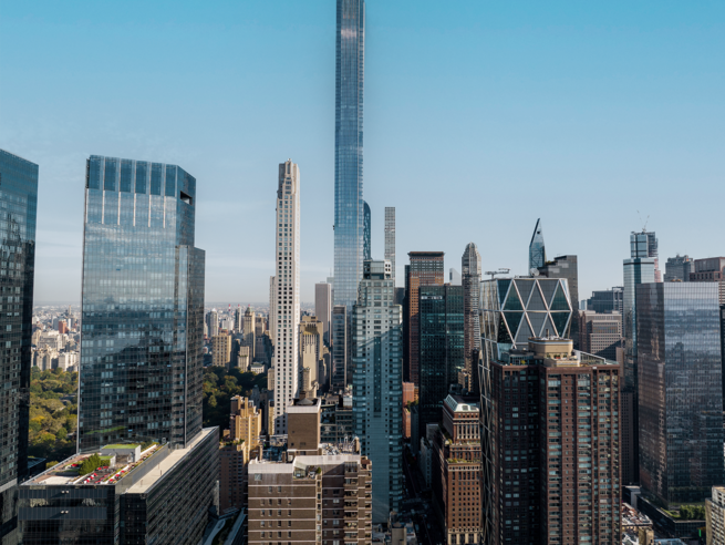 a city with many tall buildings