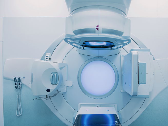 a machine with a round window