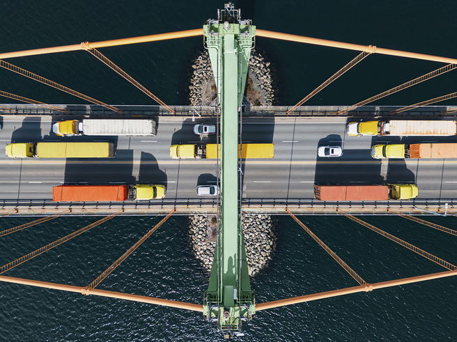 a bridge with cars on it